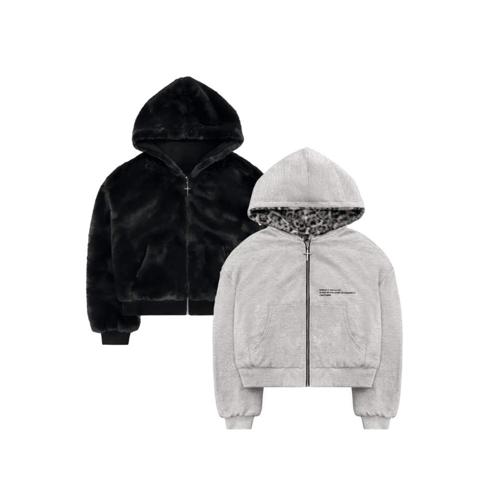 SA!NT - Reversible Leopard Hoodie